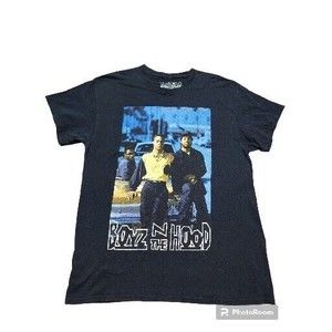 Boyz N The Hood Men Shirt Large Black Movie Hip Hop Music 90s Pullover Tee